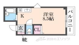 シャンテ―中宮２間取り図面