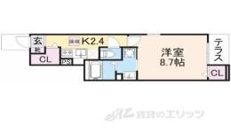 ミ・リブロ彦根駅北壱番館間取り図面