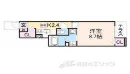 ミ・リブロ彦根駅北弐番館間取り図面
