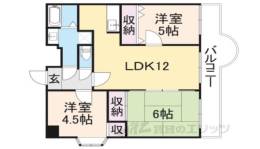 ガーデンハイツ明日香間取り図面