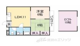 ハイツエミカ２間取り図面