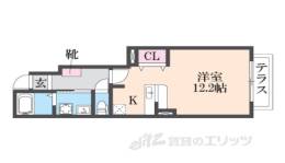 リヴィエールサラサＡ間取り図面