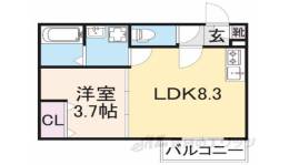 ジーメゾン寝屋川秦町ルシェール間取り図面