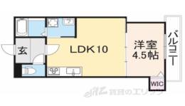 クリエオーレ桜園１間取り図面