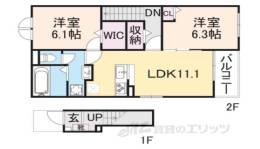 ウエスト・サイド・ヴィラ間取り図面