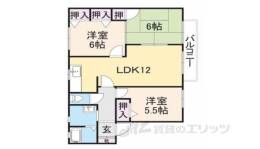 ソレイユ・ルボン１間取り図面