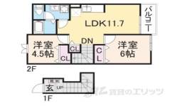 ガーデンヒルズ斑鳩２間取り図面