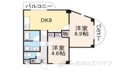 イスズベル大和高田間取り図面