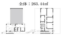 阿部事務所付倉庫間取り図面