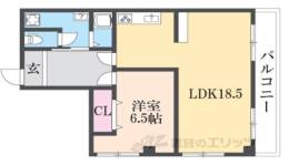 香里さくらハイツ１間取り図面