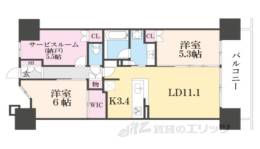 クラッシィハウス京都六地蔵間取り図面