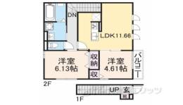 フラン瀬田A棟間取り図面
