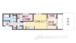 ＬａＶｉｔａ三条間取り図面
