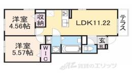 フラン瀬田B棟間取り図面