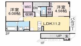 フラン瀬田B棟間取り図面
