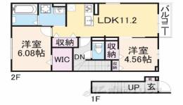 フラン瀬田B棟間取り図面