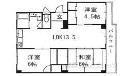 牧野ハイム１号棟間取り図面