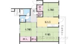 香里ヶ丘西団地Ｄ２２号棟間取り図面