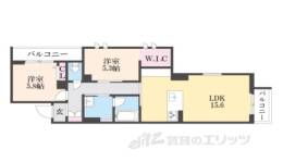 六条荘間取り図面