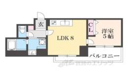 サンクチュアリ山科三条間取り図面