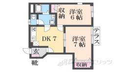 コーポ篠山間取り図面