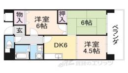 グランドヴィラ香里間取り図面