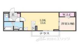Ｄ-ＲＯＯＭ古沢間取り図面