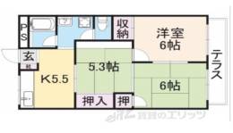 中津ハイツＣ間取り図面