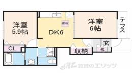 ネオ・ブローテＡ間取り図面