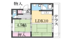 寝屋川団地Ｃ５８号棟間取り図面