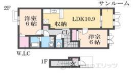 メゾン　パストラル２間取り図面