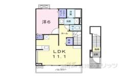 カーサコルティーレ　１間取り図面