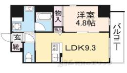 レジデンス櫂　枚方駅前間取り図面