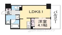 レジデンス櫂　枚方駅前間取り図面