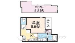 ハーモニーテラス京都石田間取り図面
