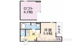 ハーモニーテラス京都石田間取り図面