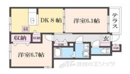 メゾン　パストラルＢ間取り図面