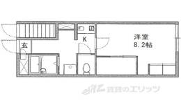レオパレスＷＩＬＬ南郡山間取り図面
