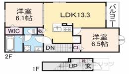 オーガスタ長田間取り図面