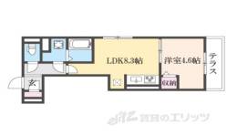 ブリランテ墨染間取り図面