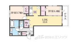 プルミエール上賀茂間取り図面