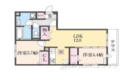 プルミエール上賀茂間取り図面