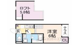 クレスト山科間取り図面