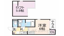 クレスト山科間取り図面