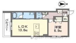 シャーメゾン　キャトルセゾン間取り図面