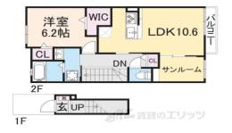 ティープラント飛鳥間取り図面
