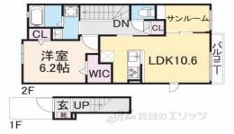 ティープラント飛鳥間取り図面