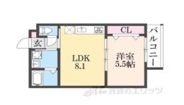 プライベートレジデンス西院２間取り図面