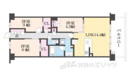 京都円町GRAND PLACE間取り図面