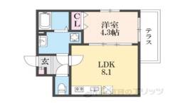 ＡＬＥＧＲＩＡ枚方Ｓｏｕｔｈ間取り図面